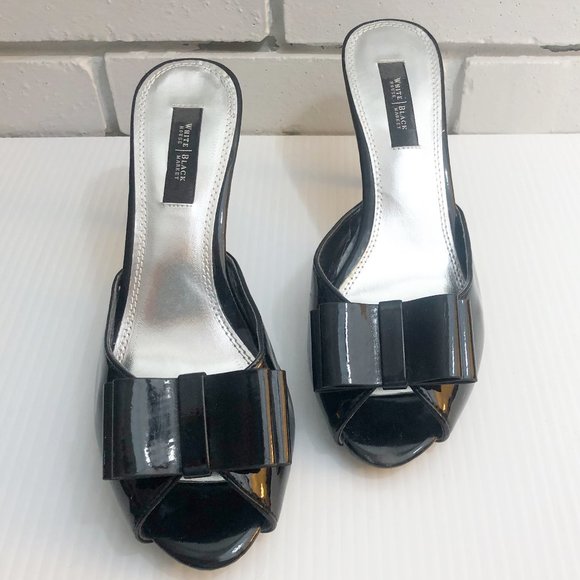 White House Black Market Bow Heels size 8 - Picture 3 of 8